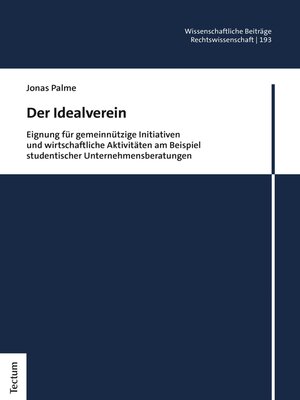 cover image of Der Idealverein